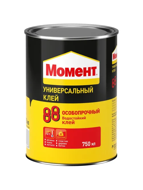 Клей универсальный Момент 88 особопрочный водостойкий 750мл (1777022)