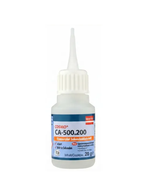 Клей цианоакрилатный секундный 20г COSMOCA-500.200(COSMOFEN CA 12)