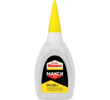 Клей универсальный МОМЕНТ СуперМомент Макси 20 г (3040007)