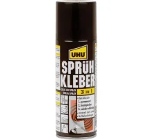 Клей -спрей универсальный UHU SPRUHKLEBER 3 в 1 200мл (48900)