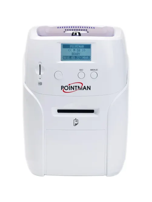 Принтер Pointman N10 односторонний, ручная подача карт, USB&Ethernet