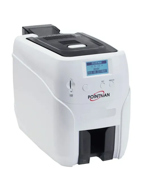 Принтер односторонний Pointman N15, подача-100,прием-50карт, USB&Ethernet