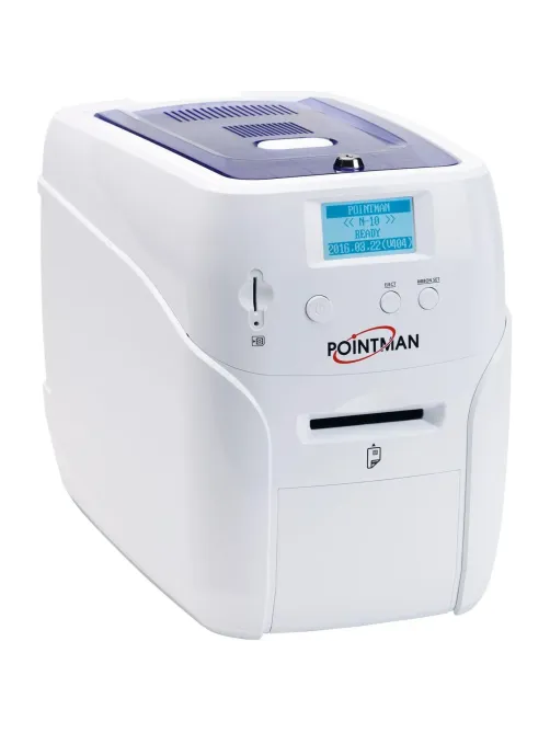 Принтер Pointman N10 односторонний, ручная подача карт, USB&Ethernet