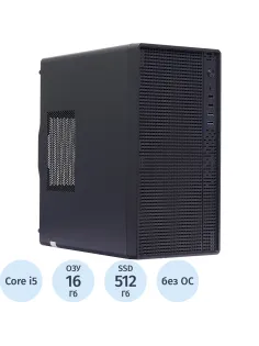 Системный блок BigTech 5NG Core i5 12400F,H610,16Gb,512Gb,RTX 5060 8Gb,NoOS