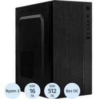 Системный блок Bigtech (11143562)R3 3200G/MicroStar A520M PRO/16GB/SSD512Gb
