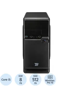 Системный блок BigTech B4>(B4-7380)i5-12400/H610/8Gb/SSD512/500W/W10P