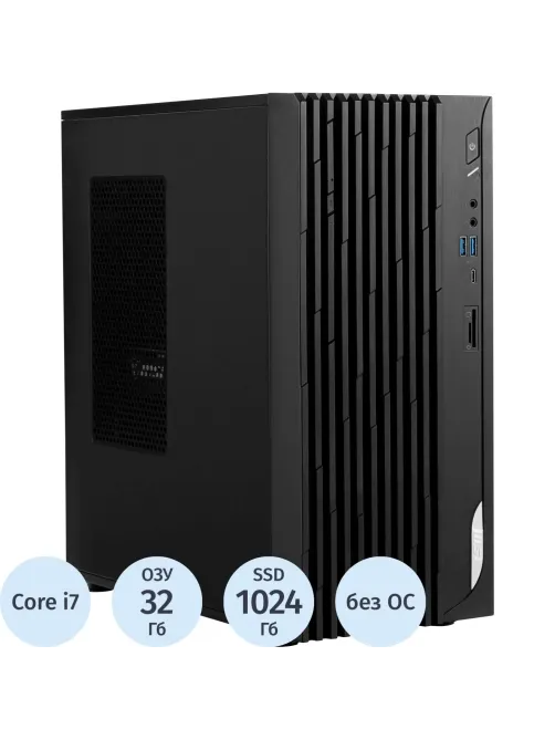 Системный блок MSI Pro DP180 (9S6-B0A741-1046)i7-14700F/5060/32/1TB/KBM/NOS