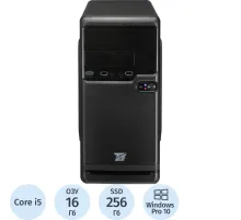 Системный блок BigTech B4>(B4-7385)i5-13400/H610/16Gb/SSD256/500W/W10P