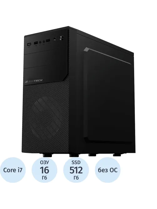 Системный блок BigTech (S7001) i7-12700/16Gb/512Gb/NoOS