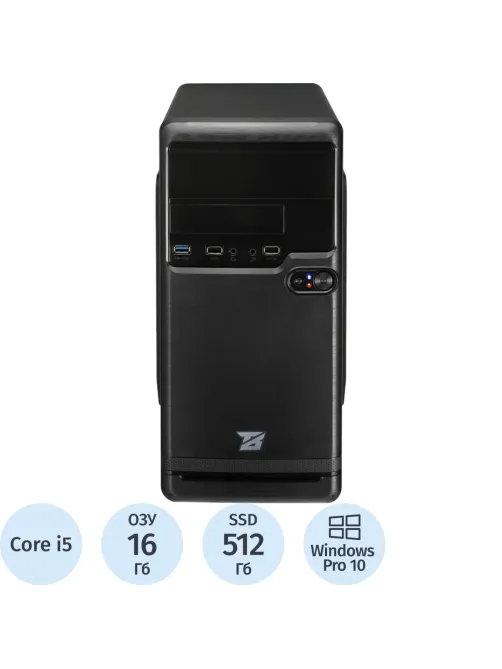 Системный блок BigTech B4>(B4-7382)i5-12400F/H610/16/SSD512/GT210/500W/W10P