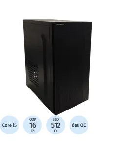 Системный блок BigTech (С898435Ц) i5-12400/16Gb/512Gb/NoOS