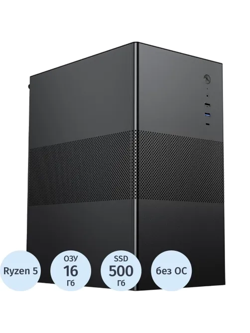 Системный блок Bigtech 5TF  Ryzen 5 7600,B650,16Gb,500Gb,650W,NoOS