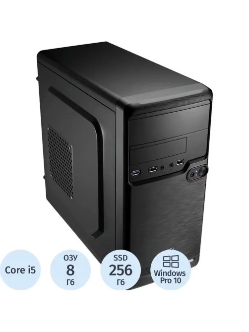 Системный блок BigTech B4 (B4-9046)>12400F/H610/8GB/SSD256/GT210/450W/W10P