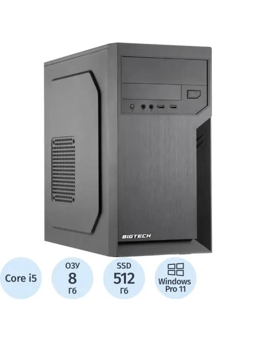 Системный блок BigTech (S5018)i5-12400/H610/8GB/512GB/W11P