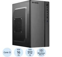 Системный блок BigTech B3 (B3-8086) i3-12100/H610/16Gb/SSD512Gb/400W/W11P