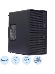 Системный блок BigTech 3TF (204644)R3-3200G/A520/16Gb/SSD512Gb/500W/W10P