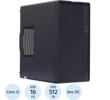 Системный блок BigTech 3NG(220349)i3-12100F/H610/16/512/5060 8Gb/600W/NOS