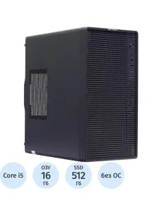 Системный блок BigTech 5TF (220357)i5-13400/H610/16Gb/SSD 512Gb/500W/NoOS
