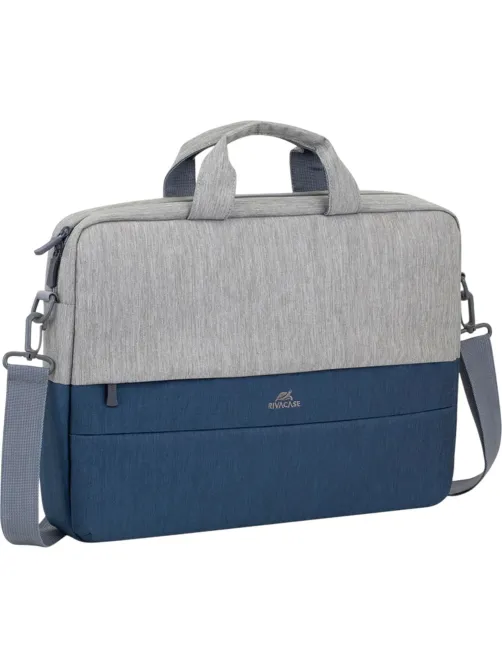 Сумка для ноутбука RIVACASE 7532 grey/dark blue Prater 15.6 / 6