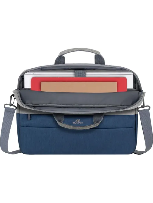 Сумка для ноутбука RIVACASE 7532 grey/dark blue Prater 15.6 / 6