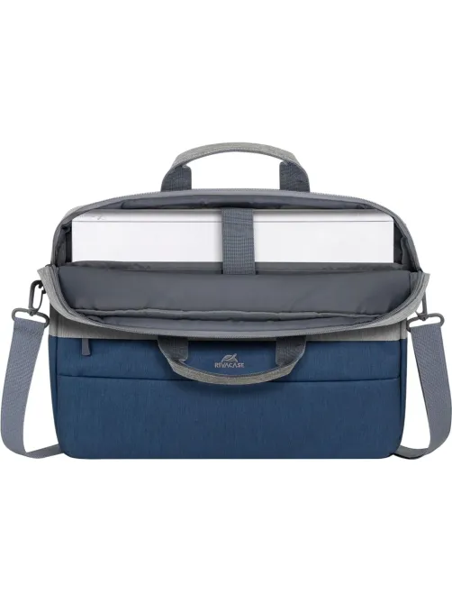Сумка для ноутбука RIVACASE 7532 grey/dark blue Prater 15.6 / 6