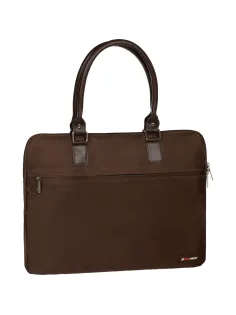Сумка для ноутбука BigTech Bright 15.6 LB-BT-01BR, коричневый