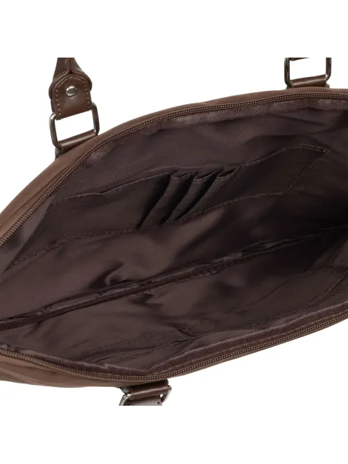 Сумка для ноутбука BigTech Bright 15.6 LB-BT-01BR, коричневый