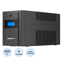 ИБП Ippon Back Basic 1200 LCD Euro 600Вт 1200ВА черный(1687965)