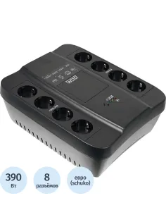 ИБП Powercom SPIDER SPD-650U, Line-Int, 650VA/390W, 8xEURO, USB