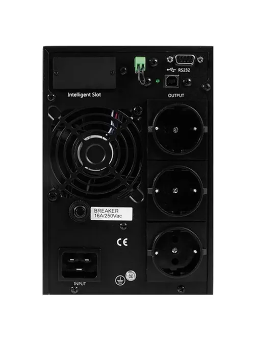 ИБП POWERMAN Online 2000, LCD, double conversion, 2000VA/1800W, 3 euro