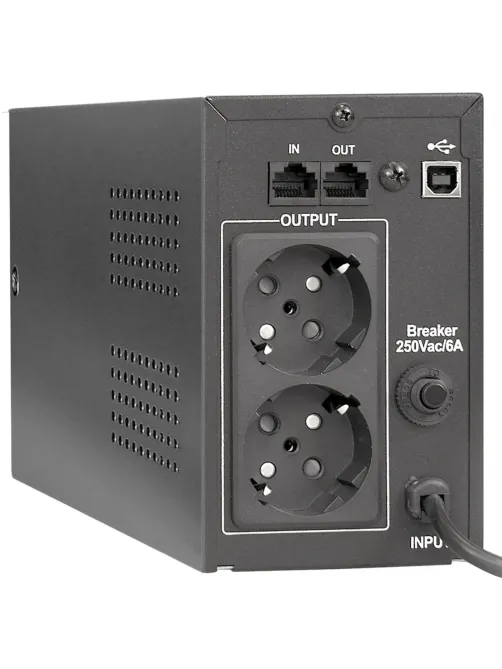 ИБП ExeGate Power Smart ULB-850 850VA/480W 2xEURO,RJ45/11,USB(EP285478RUS)
