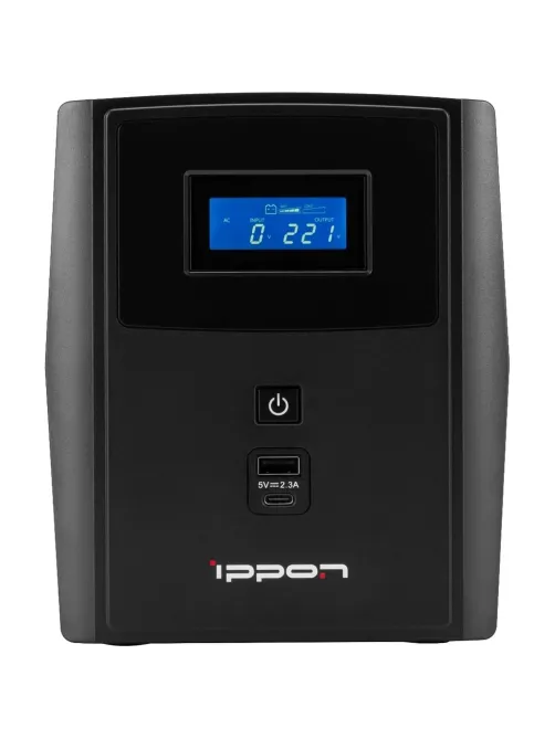 ИБП Ippon Smart Power Pro II Euro 2200 1200Вт 2200ВА черный 1029746