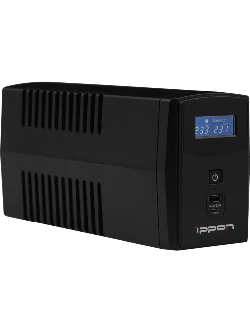 ИБП Ippon Back Power Pro II 500 500VA 300Вт IEC(4) черный(1030299)