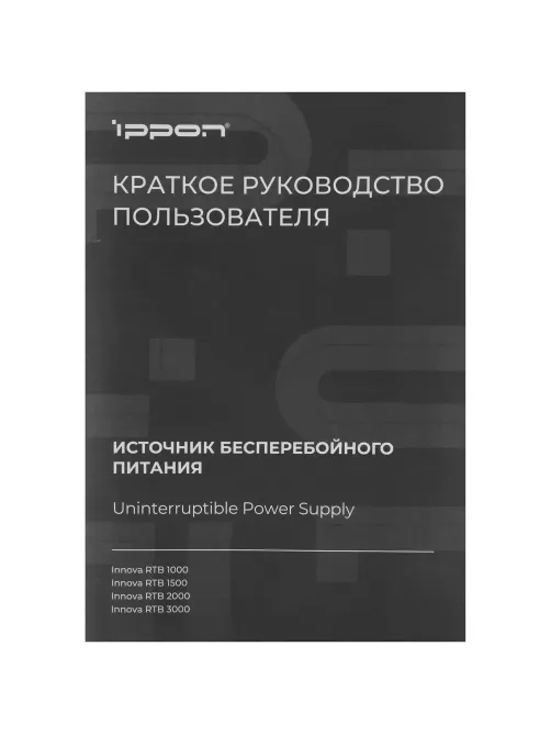 ИБП Ippon Innova RTB 3000 3000ВА/2700Вт черный(2028480)