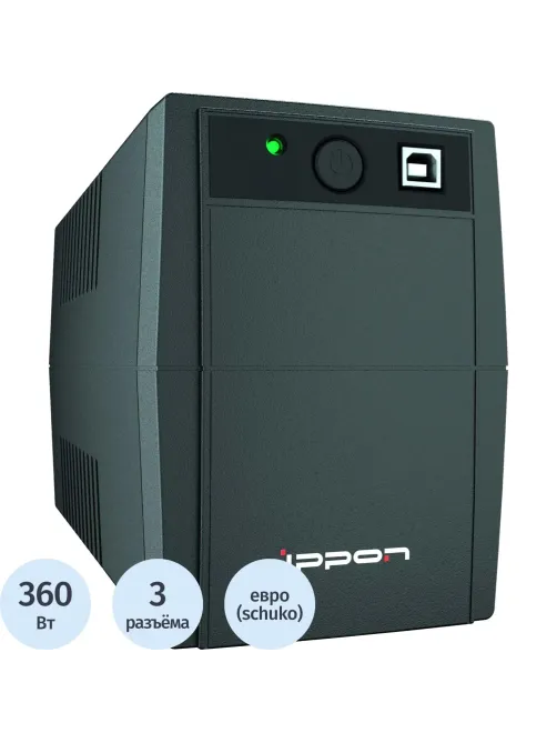 ИБП IPPON UPS Back Basic 650S Euro 1373874