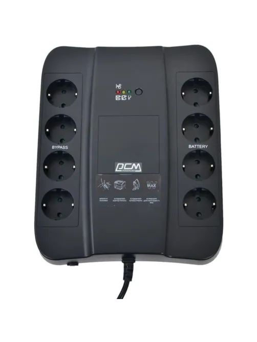 ИБП Powerсom (SPD-650N) Back-UPS SPIDER 650VA/390W