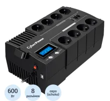 ИБП CyberPower Line-Interactive BR1000ELCD 1000VA/600W USB (4+4 EURO)