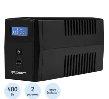 ИБП Ippon Back Power Pro II Euro 850 480Вт 850ВА черный (1005575)