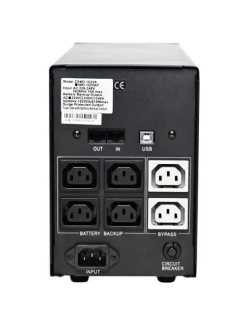 ИБП Powercom IMPERIAL IMD-3000AP, лин-инт., 3000ВА/1800Вт, 6xC13, LCD, USB