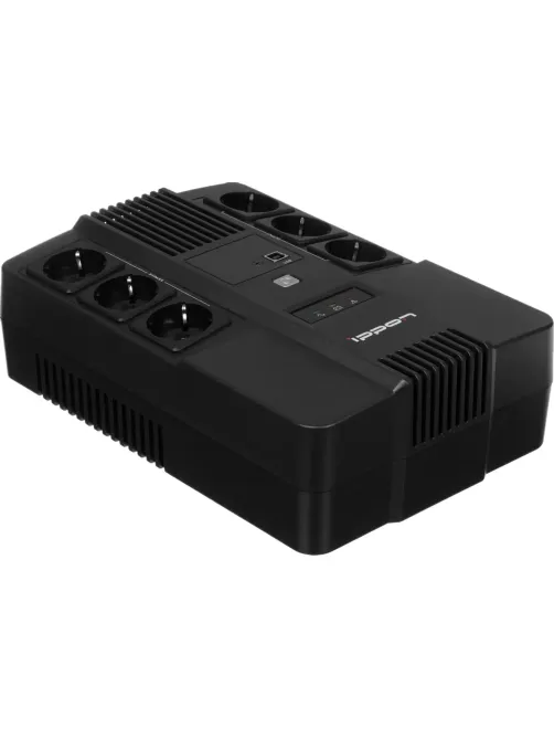 ИБП Ippon Nut 650 650ВА/360Вт черный(2050150)