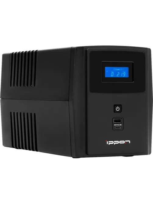 ИБП Ippon Smart Power Pro II 1600, 1600VA/960Вт, черный
