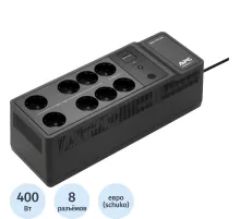 ИБП APC Back-UPS BE650G2-GR 650ВА/400Вт черный