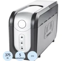 ИБП Powercom IMPERIAL IMP-625AP, Line-Int, 625VA/375W, Tower, 5xC13, USB