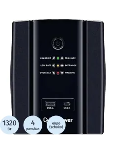 ИБП CyberPower UT2200EG лин.-инт. 2200Ва/1320Вт USB/RJ11/45