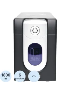 ИБП Powercom IMPERIAL IMD-3000AP, лин-инт., 3000ВА/1800Вт, 6xC13, LCD, USB