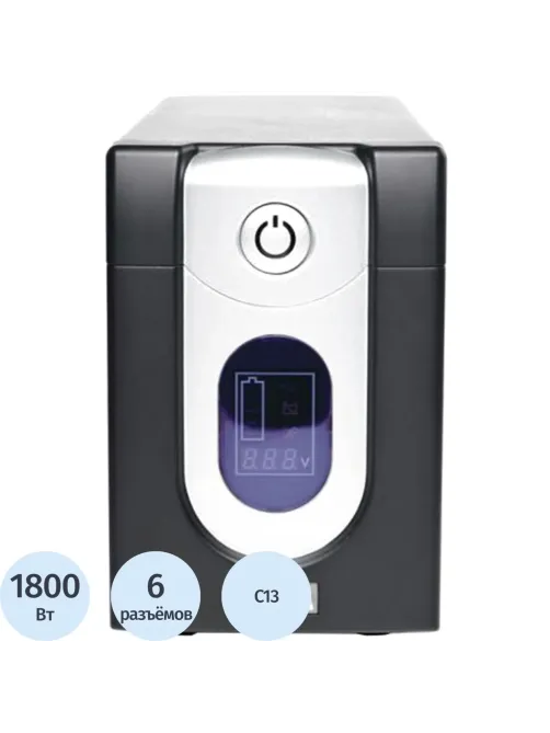 ИБП Powercom IMPERIAL IMD-3000AP, лин-инт., 3000ВА/1800Вт, 6xC13, LCD, USB