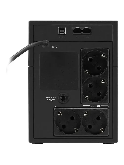 ИБП Ippon Back Basic 1200 LCD Euro 600Вт 1200ВА черный(1687965)
