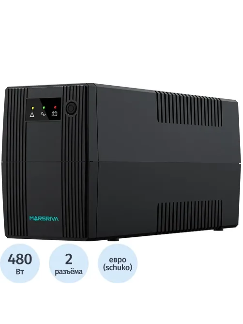 ИБП Marsriva MR-UF850 лин.-инт. 800ВА/480Вт EUROx2