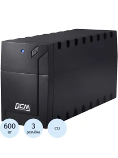 ИБП Powercom RPT-1000AP 1000VA 600Вт IEC(3) USB