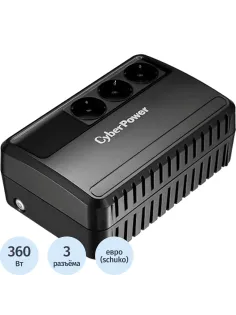 ИБП Cyberpower BU600E Line-Interactive 600VA/360W 3xEURO